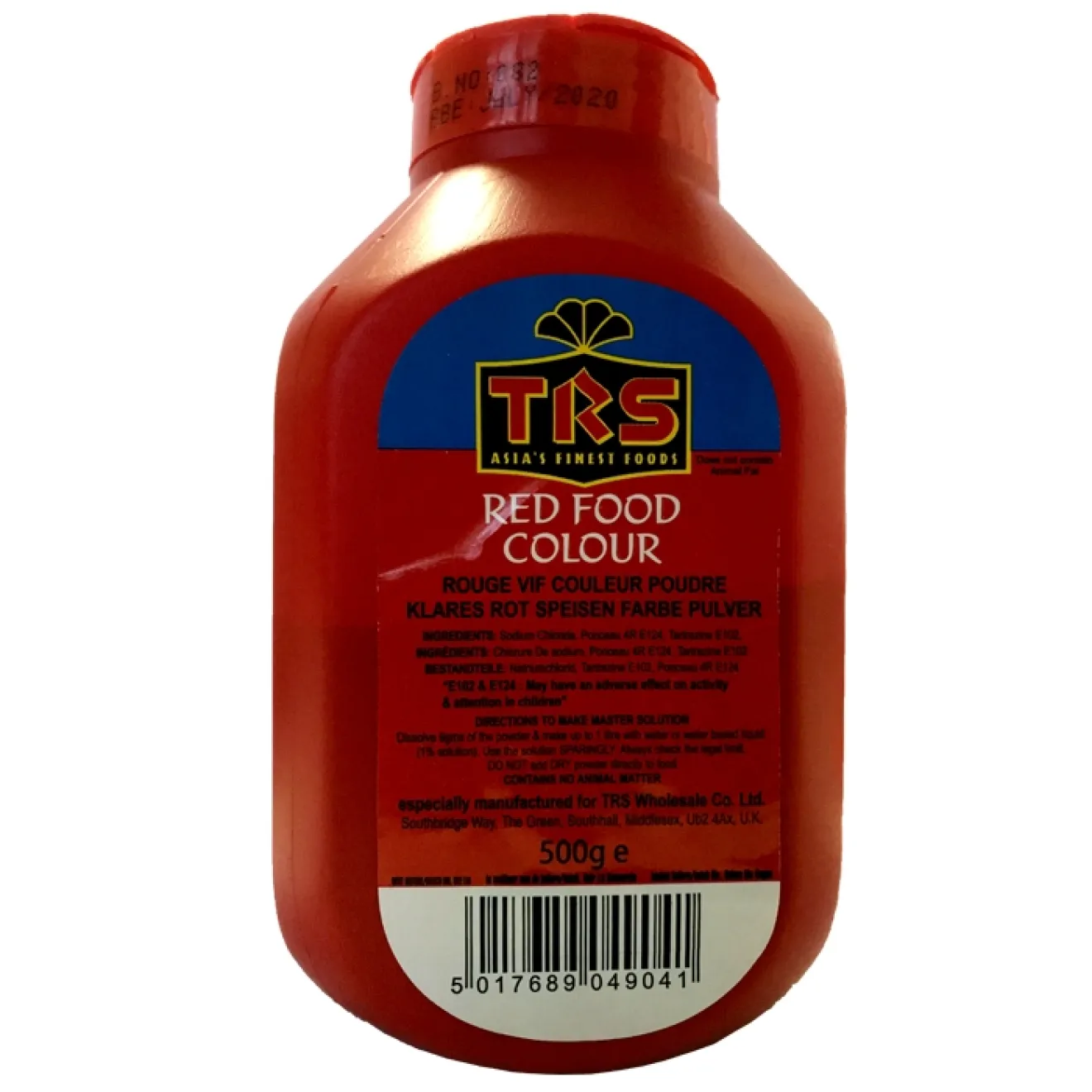 Lebensmittelfarbe - Pulver - ROT - Food colour TRS 500 g
