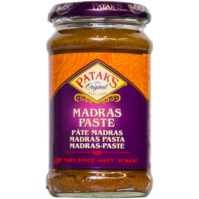 Patak's - Madras - indische Curry Paste - scharf - 283g